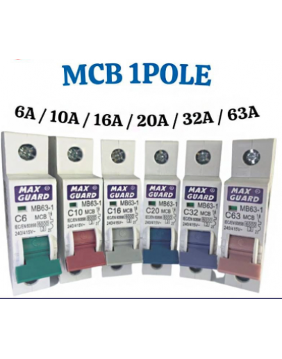 10A 1P 6kA MCB [MAXGUARD]